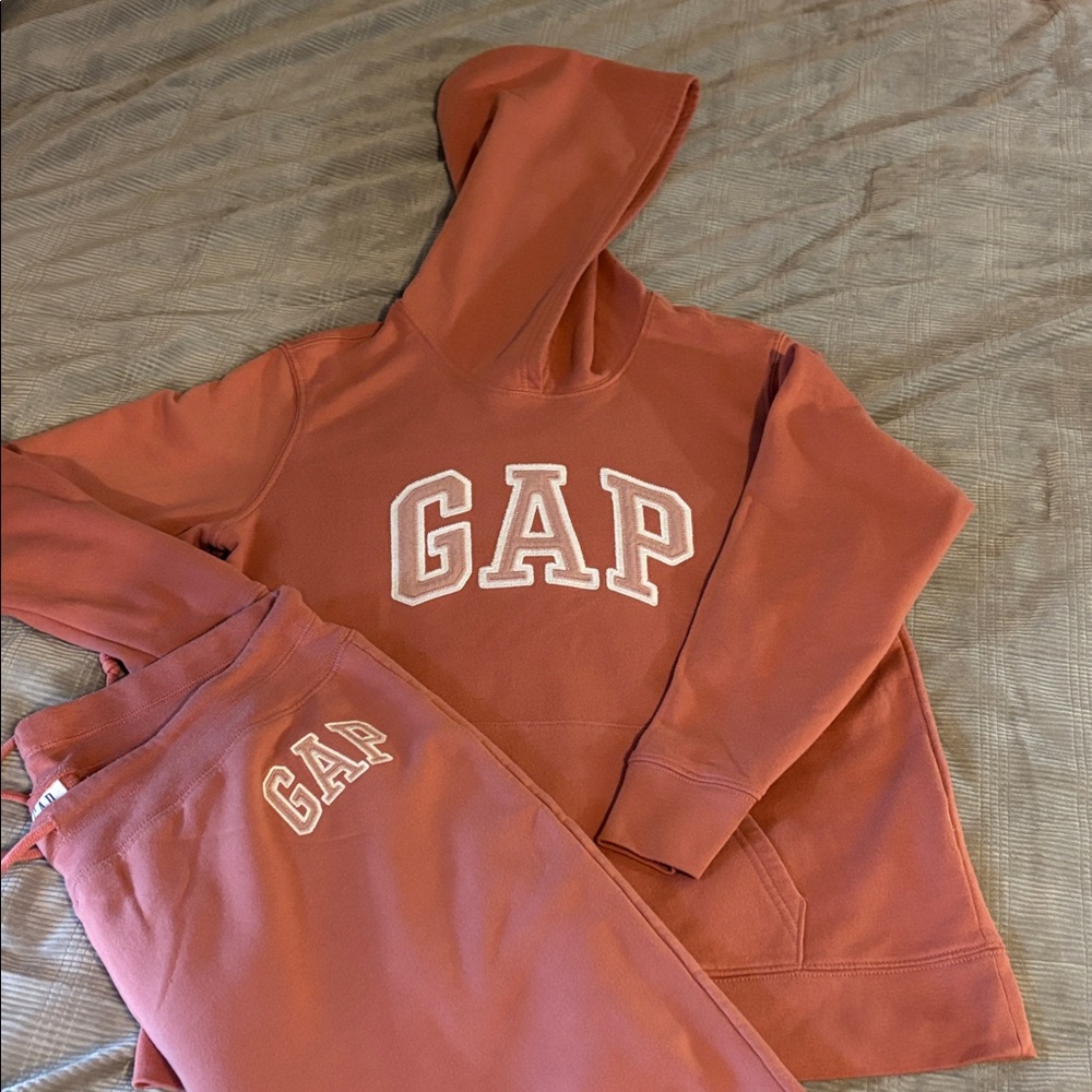GAP Coral Hoodie and Joggers Set